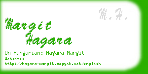 margit hagara business card